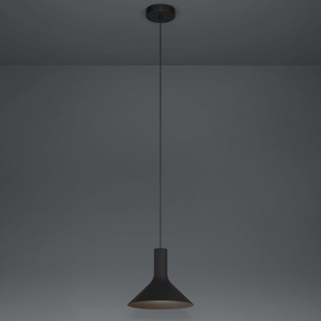 Eglo - Підвісна люстра 1xE27/28W/230V чорний