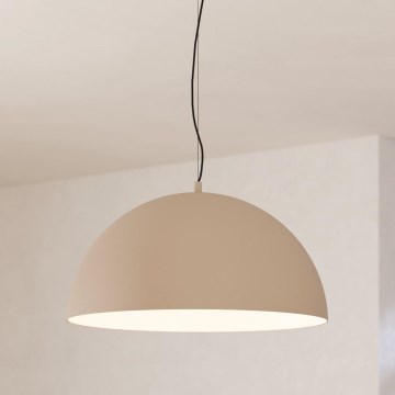 Eglo - Підвісна люстра 1xE27/40W/230V бежевий