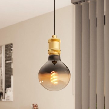 Eglo - Підвісна люстра 1xE27/40W/230V золотий