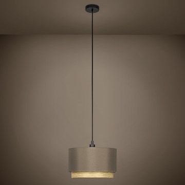 Eglo - Підвісна люстра 1xE27/40W/230V коричневий
