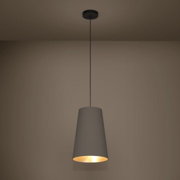 Eglo - Підвісна люстра 1xE27/40W/230V коричневий