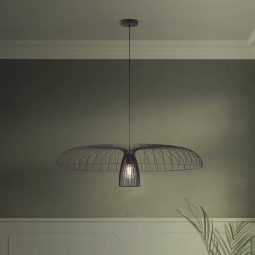 Eglo - Підвісна люстра 1xE27/60W/230V діаметр 98,5 см чорний