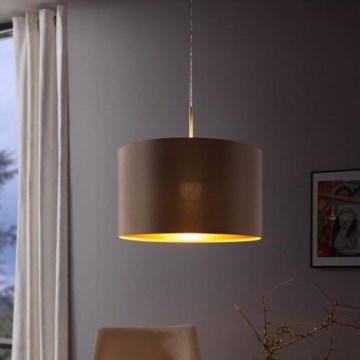 Eglo - Підвісна люстра 1xE27/60W/230V taupe