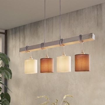 Eglo - Підвісна люстра TOWNSHEND 4xE27/60W/230V