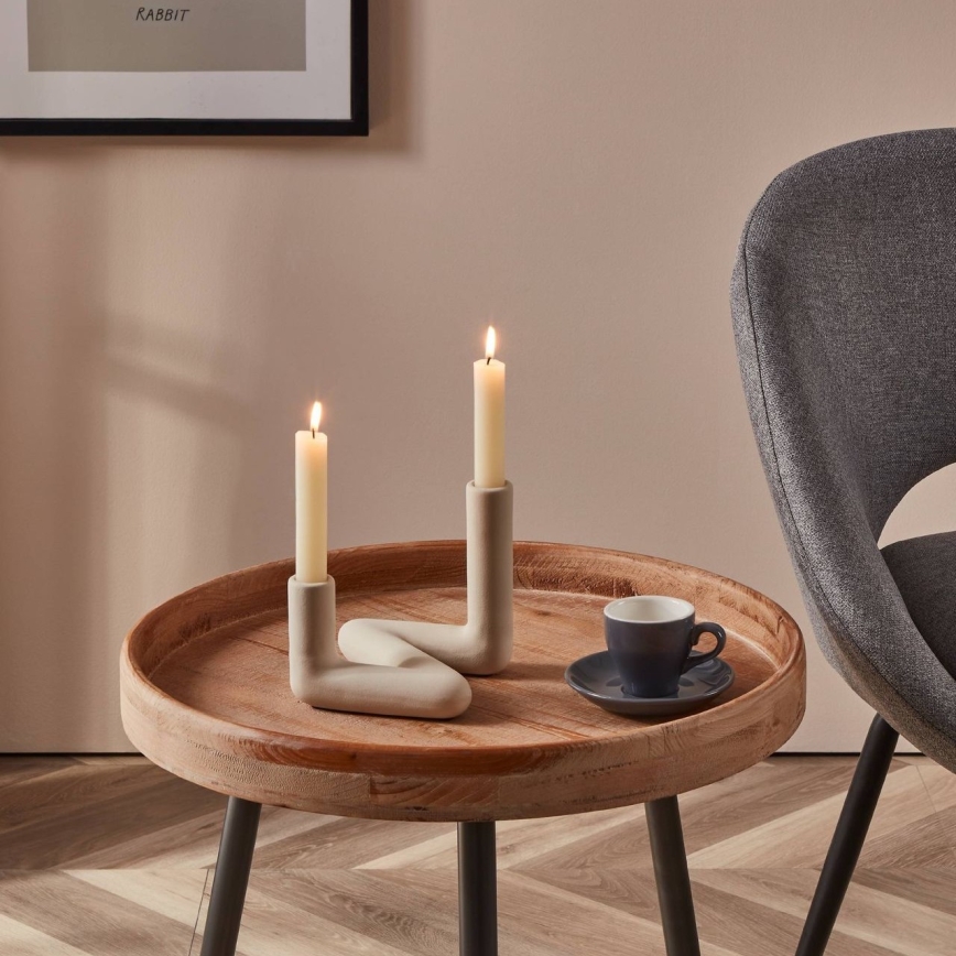 Eglo - Подсвечник 13,3x12,5 см кремовый