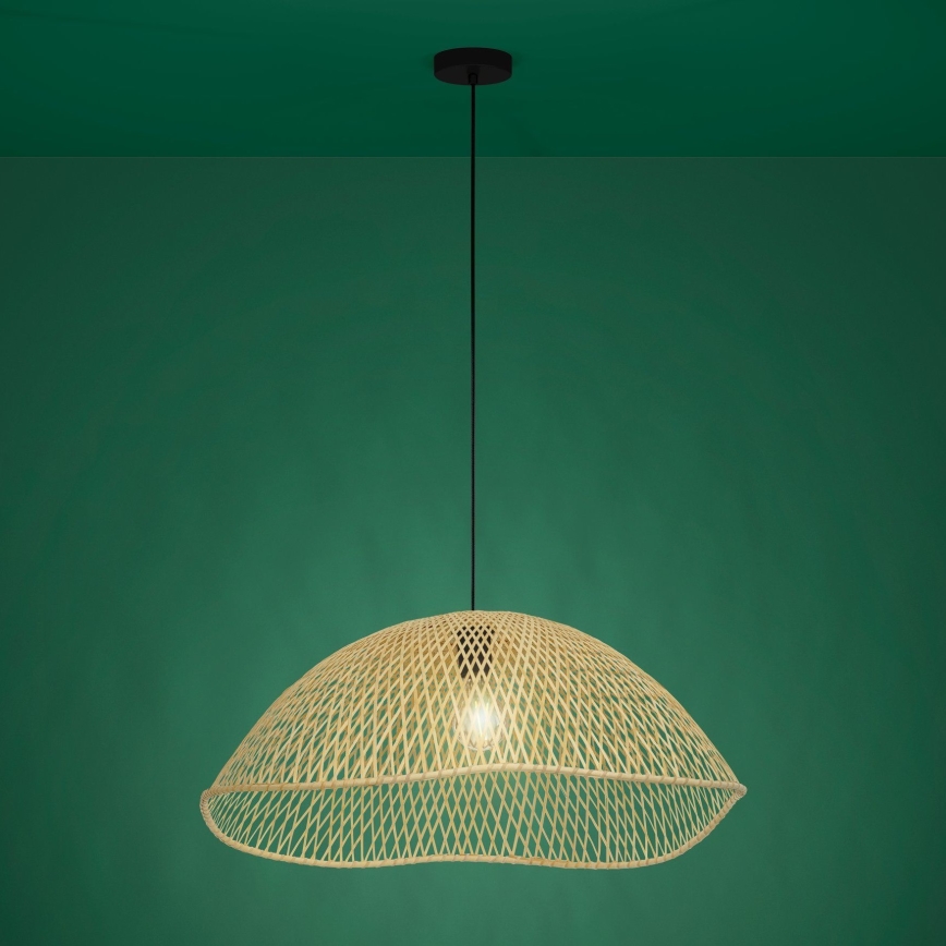 Eglo - Подвесная люстра 1xE27/40W/230V диаметр 72 см бамбук