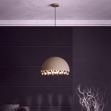 Eglo - Подвесная люстра 1xE27/40W/230V коричневый