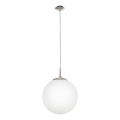 EGLO - Подвесная люстра 1xE27/60W/230V диаметр 30 cm белая