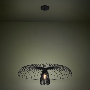 Eglo - Подвесная люстра 1xE27/60W/230V диаметр 77 см черный