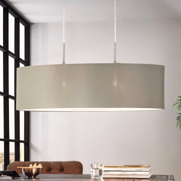 Eglo - Подвесная люстра 2xE27/60W/230V серо-коричневый