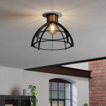 Eglo - Потолочный светильник 1xE27/40W/230V черный