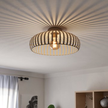 Eglo - Потолочный светильник 1xE27/40W/230V диаметр 43 см кремовый