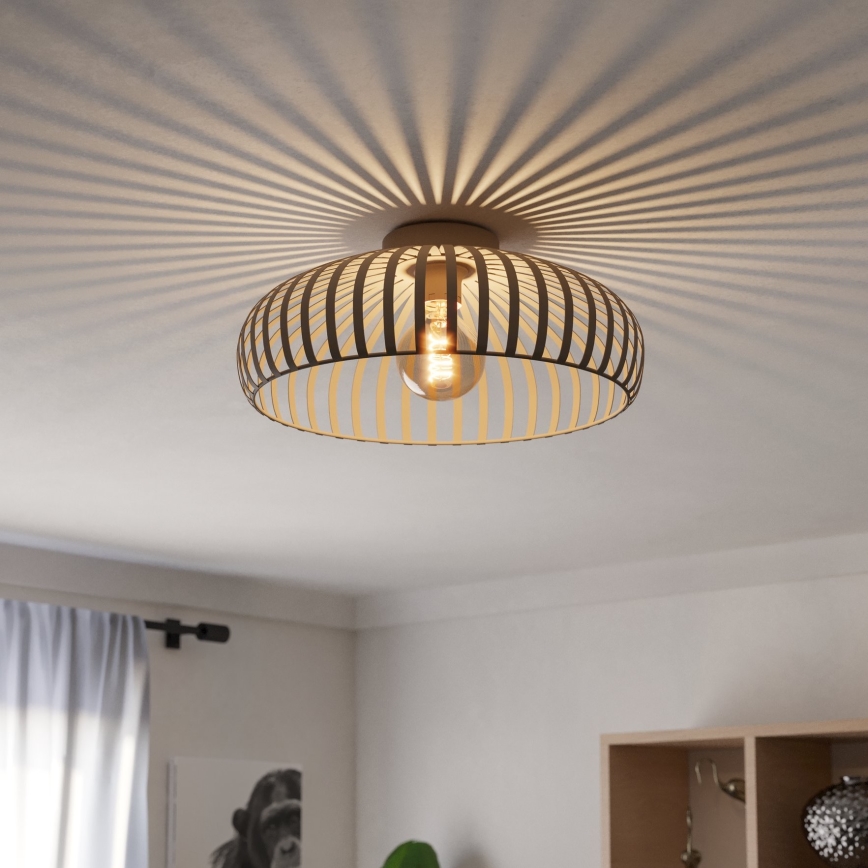 Eglo - Потолочный светильник 1xE27/40W/230V диаметр 43 см кремовый