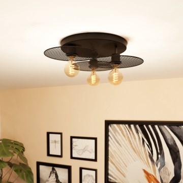 Eglo - Потолочный светильник 3xE27/40W/230V