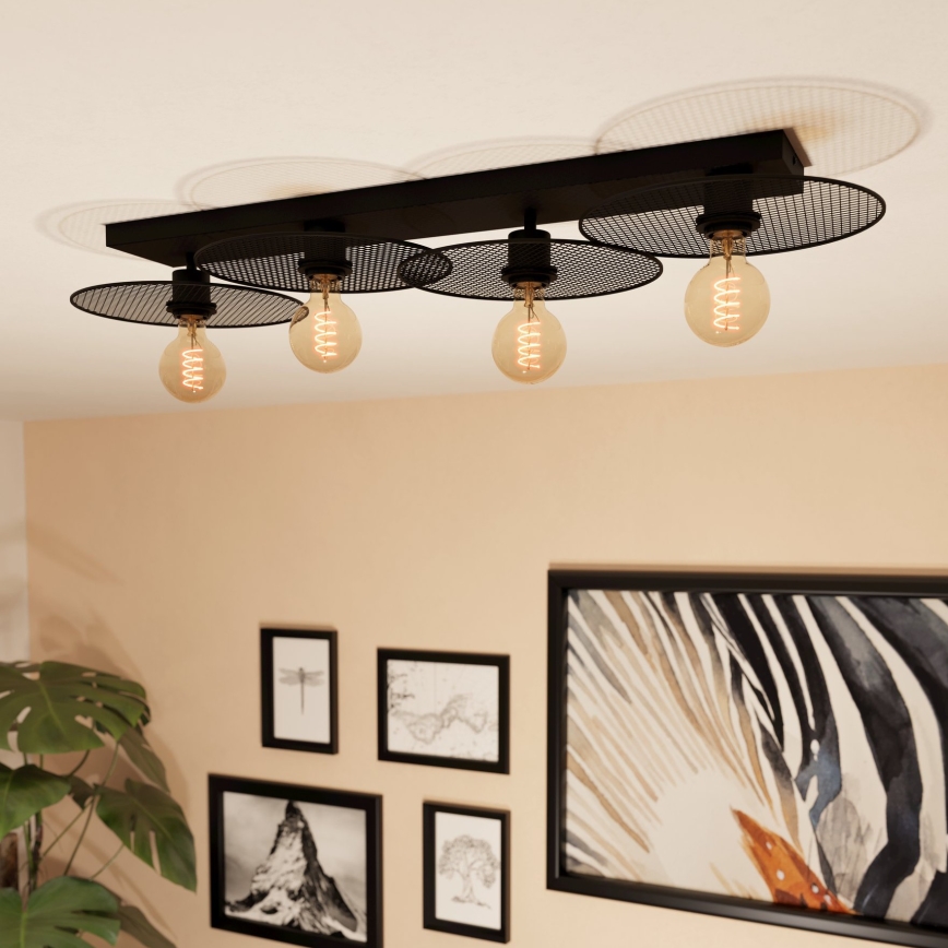 Eglo - Потолочный светильник 4xE27/40W/230V