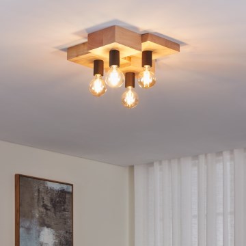 Eglo - Потолочный светильник 4xE27/40W/230V