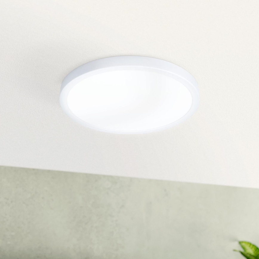 Eglo - потолочный светильник для ванной комнаты LED/20,5 Вт/230 В IP44, белый, диаметр 28,5 см