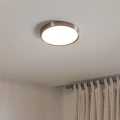 Eglo - потолочный светильник LED, 14,2 Вт, 230 В, 2700/4000/6500 К, диаметр 27,8 см, матовый хром