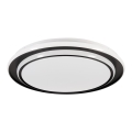 Eglo - потолочный светильник LED, 36 Вт, 230 В, 2700/4000/6500 К, диаметр 49 см, чёрный