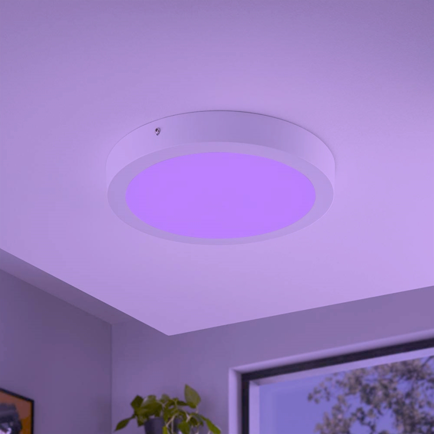 Eglo - Потолочный RGBW-светильник с регулированием яркости FUEVA-C LED/21W/230V