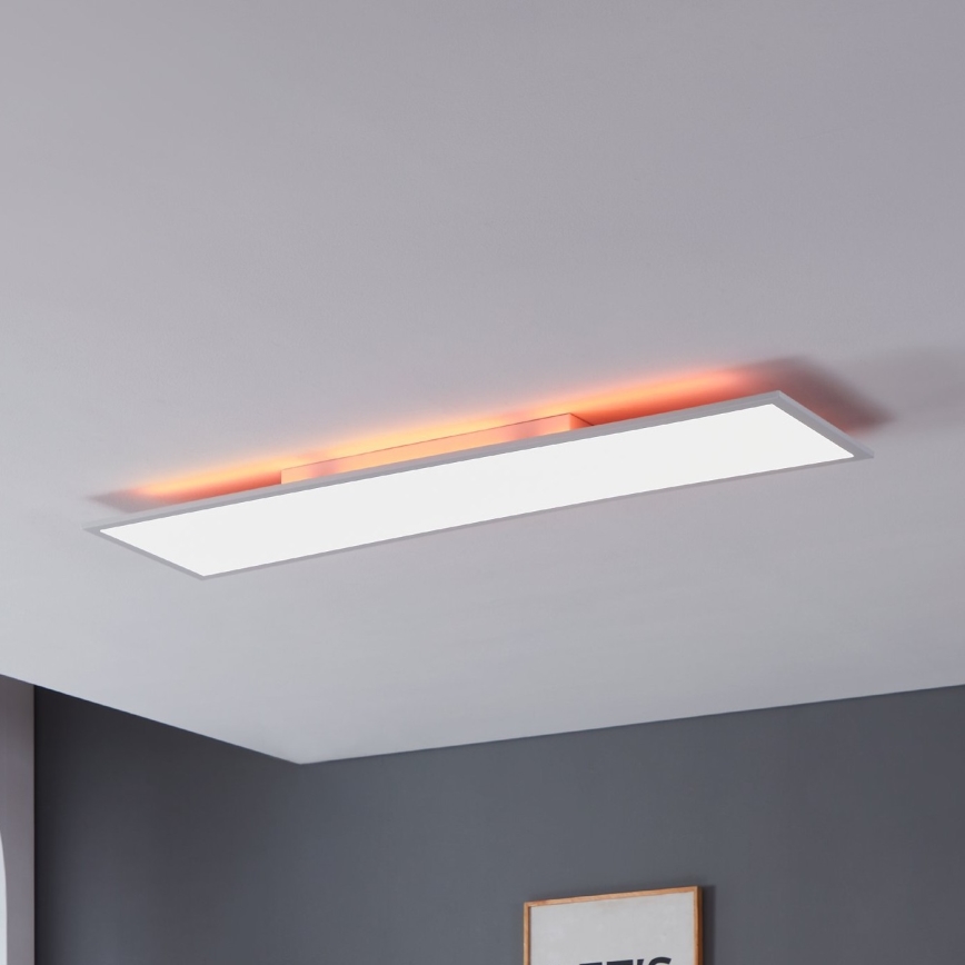 Eglo - Потолочный RGBW-светильник с регулированием яркости LED/32,5W/230V 2700-6500K 120x30 cm + дистанционное управление