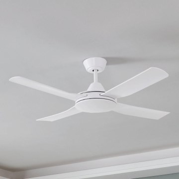 Eglo - Потолочный вентилятор 52W/230V + ДУ, белый
