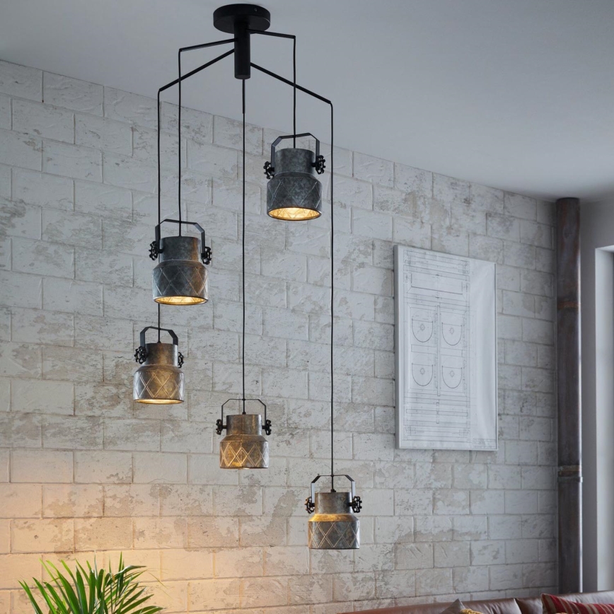 Eglo - Припотолочная люстра 5xE27/40W/230V