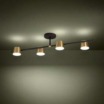 Eglo - Пристельова LED люстра 4xGU10/4,6W/230V 3000K золотий