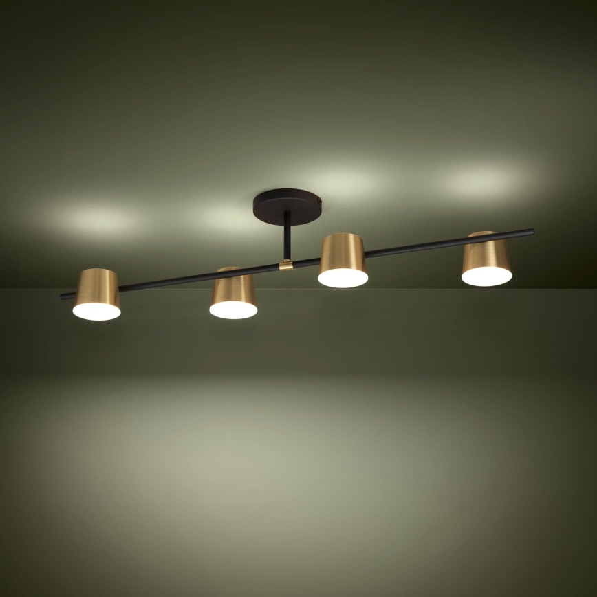 Eglo - Пристельова LED люстра 4xGU10/4,6W/230V 3000K золотий