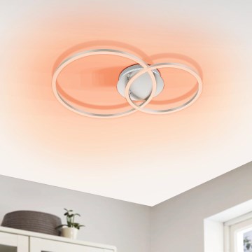 Eglo - Пристельова LED RGB люстра з регулюванням яскравості LED/21,5W/230V 3000-6500K + дистанційне керування
