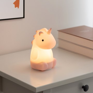 Eglo - RGBW LED перезаряжаемый сенсорный детский ночник LED/5W/5V 1200 mAh единорог