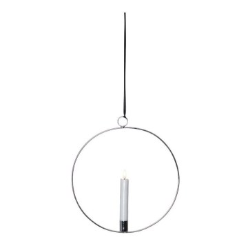 Eglo - Різдвяна LED декорація 1xLED/0,06W/1xAA срібний