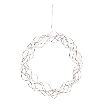 Eglo - Різдвяна LED декорація 30xLED/0,064W/230V блискучий хром