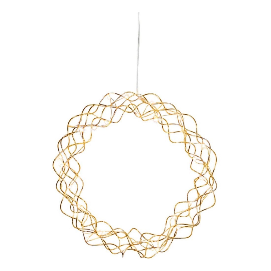 Eglo - Різдвяна LED декорація 30xLED/0,064W/3/230V латунь