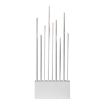 Eglo - Різдвяний підсвічник 9xE5/0,6W/230/12V білий