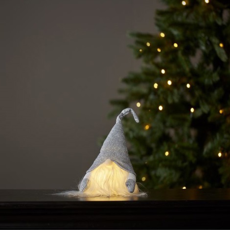 Eglo - Різдвяна LED декорація 1xLED/0,06W/3xAG13 сірий