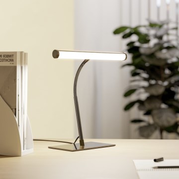 Eglo - сенсорна настільна лампа з регулюванням яскравості LED/5W/230V 2700/4000/6500K чорний хром