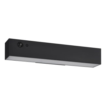 Eglo - сонячний LED настінний світильник з датчиком LED/6,8W/3,7V 2000 mAh IP54 чорний