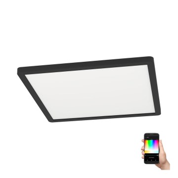 Eglo - Стельовий LED RGBW світильник з регулюванням яскравості LED/14,6W/230V чорний ZigBee