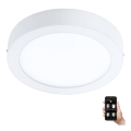 Eglo - Стельовий LED світильник для ванної з регулюванням яскравості LED/16,5W/230V 2700-6500K IP44 ZigBee