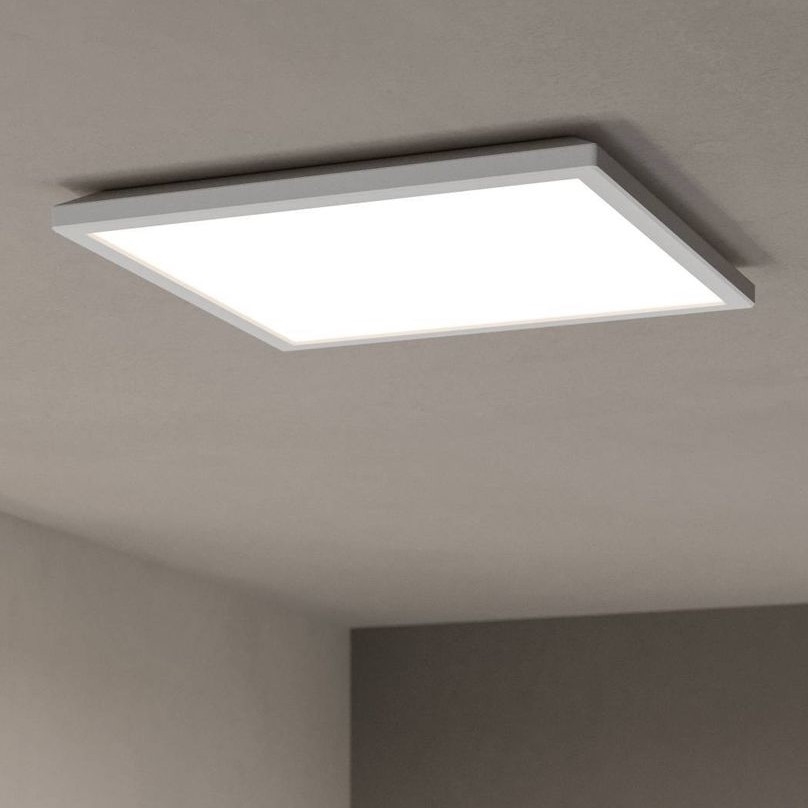 Eglo - Стельовий LED світильник для ванної з регулюванням яскравості LED/17,6W/230V 2700-6500K 39x39 см IP44 білий + пульт дистанційного керування
