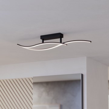 Eglo - Стельовий LED світильник LED/12W/230V 4000K чорний