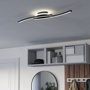 Eglo - Стельовий LED світильник LED/12W/230V 4000K чорний