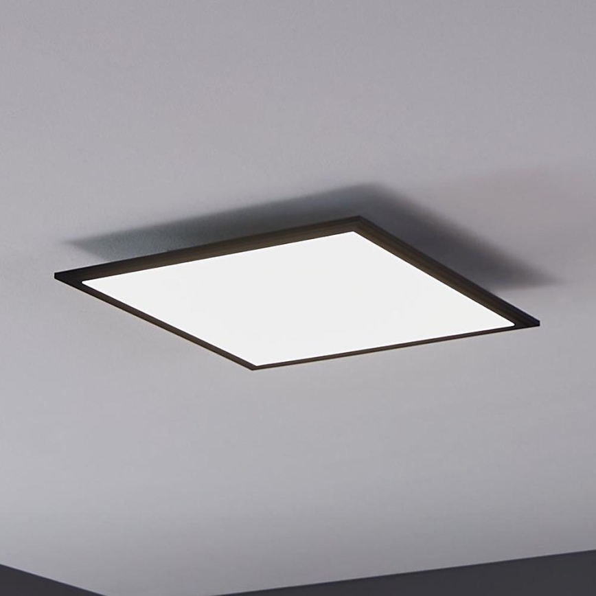 Eglo - Стельовий LED світильник LED/21,5W/230V 45x45 cm чорний