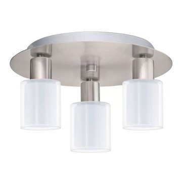 Eglo - Стельовий LED світильник MY CHOICE 3xE14/4W/230V матовий хром/білий