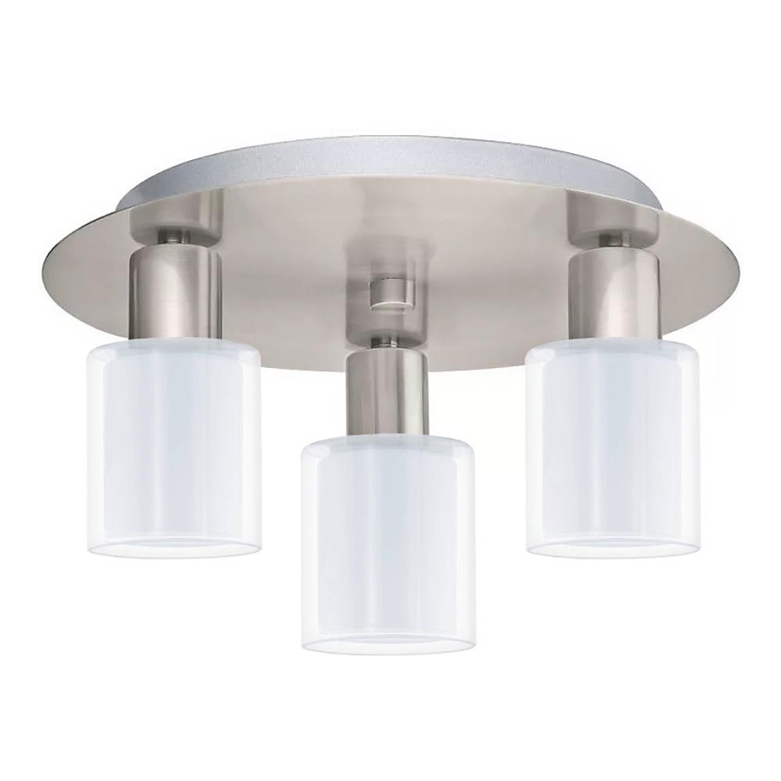 Eglo - Стельовий LED світильник MY CHOICE 3xE14/4W/230V матовий хром/білий