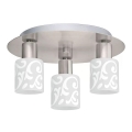 Eglo - Стельовий LED світильник MY CHOICE 3xE14/4W/230V матовий хром/білий