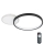 Eglo - Стельовий LED світильник з регулюванням яскравості LED/15W/230V чорний + дистанційне керування