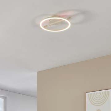 Eglo - Стельовий RGBW-світильник з регулюванням яскравості LED/17W/230V 2700-6500K білий + пульт дистанційного керування