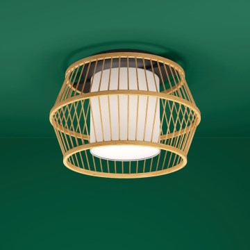 Eglo - Стельовий світильник 1xE27/40W/230V бамбук